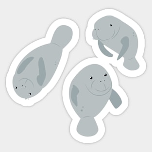 Manatees Sticker